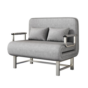 Sofá Cama Gris Espacial Moderno, Convertible y Plegable, para Apartamentos Pequeños y Oficinas en Casa, JT002 - Product Image 1