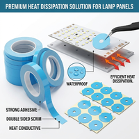 Cinta Adhesiva de Doble Cara, Resistente al Agua, Termoconductora, para Paneles de Lámparas, Disipación de Calor, Suministro Permanente