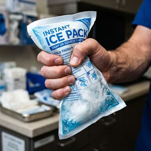 Impacco di Ghiaccio Istantaneo Monouso da 200g, Classe I Medica, con Urea e <span class=keywords><strong>Acqua</strong></span> per <span class=keywords><strong>Terapia</strong></span> Fredda e Riduzione del Gonfiore Post-Operatorio - Product Image 3
