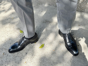 Zapatos Oxford de Cuero con Punta Cuadrada y Costura Oculta Goodyear para Hombre, Zapatos de Negocios con Suelas de Piel de Vaca - Product Image 6