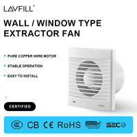 Ventilateur d'extraction, de petite taille, aspirant, pour salle de bains, cuisine, aspirant, 4 pouces, 220 v