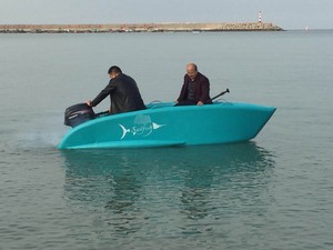 Barco de pesca plegable inflable de PVC Drop Stitch, peso ligero para familiares y <span class=keywords><strong>amigos</strong></span> para remo, kayak y yate deportivo - Product Image 5