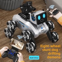 Robot chien télécommandé intelligent à gestes, chat mécanique, jouet électrique en plastique pour garçons de 14 ans, produit transfrontalier très vendu