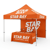 Carpa de Jardín Plegable de 3x3m, Impresión Digital Personalizada, Resistente a los Rayos UV, Impermeable, de Alta Resistencia, para Uso Comercial