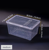 Offre Spéciale : Boîtes de Reproduction et d'Alimentation pour Reptiles – Robustes, Transparentes, Écologiques – Boîte d'Escalade pour Animaux de Compagnie – Accessoires pour Animaux