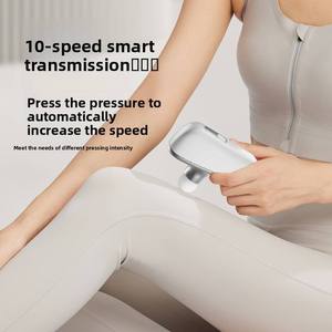 Mini Pistola per Massaggio Portatile da Donna, 10 Velocità, Rilassamento Muscolare, Pistola per Fascia con <span class=keywords><strong>4</strong></span> Testine, USB, Potente Massaggiatore - Product Image 4