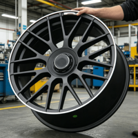 Jantes forgées personnalisées multi-rayons à lèvres 18 19 20 21 22 pouces 5x112 5x114.3 pour voitures particulières Mercedes Benz W204 W205 W212 W213