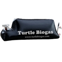 Machine de générateur de stockage de fermentation anaérobie du système 10m3 de digesteur d'usine de biogaz avec le bio réacteur et le sac de stockage de biogaz
