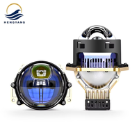 Phare LED 12V à double faisceau de 3 pouces, hyper-lumineux, faisceau haut/bas, lentille améliorée par laser, projecteur LED haute puissance 150W, 28000LM, nouveau