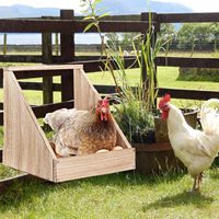 Nichoir de poulet en bois Poulailler en bois Nid de ponte de poulet pour ferme avicole