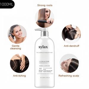 プロテイン配合の浄化シャンプーは、ダメージヘアを修復し、栄養を与え、優しく洗浄します。シリコン、染料、パラベンは含まれていません。 - Product Image 1