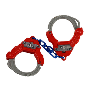 Costumi da ufficiale di polizia e accessori per giochi di ruolo SWAT per bambini classici in plastica con manette promozionali - Product Image 3