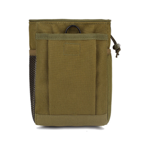 DFB107 Brown Green <b>Molle</b> Hook Magazine <b>Bag</b> Pouch with <b>Molle</b> Strap Side Mesh Pouch - Product Image 6