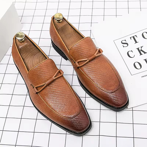 Zapatos Oxford de Alta Calidad Estilo Británico para Hombre, Sin Cordones, Impermeables, con Forro de Cuero Genuino Evergreen, para Oficina, Negocios, Bodas - Product Image 4