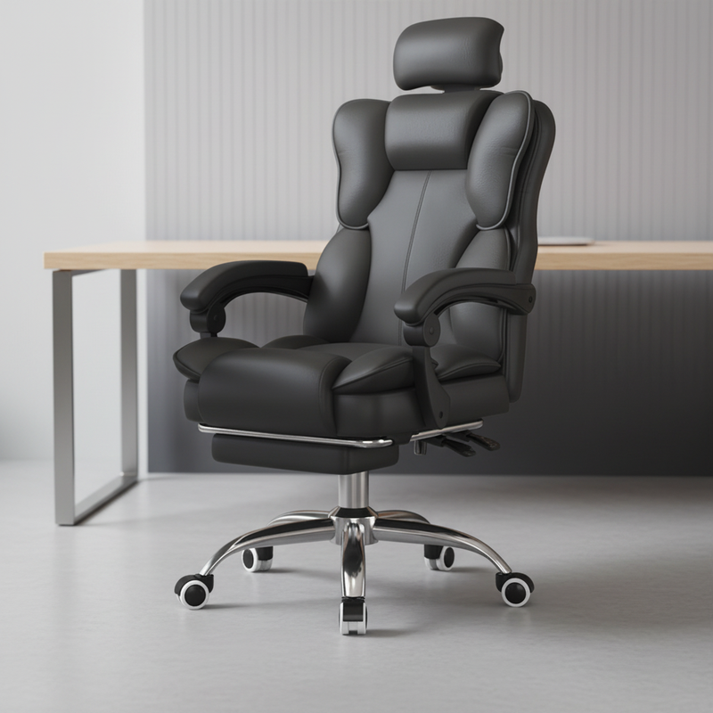Industrial Style Massage Gaming Chair Comfortable