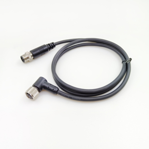 מותאם אישית רתמה חיווט m12 4 סיכה נקבה ישר 90 מעלות ip68 זווית ip68 - Product Image 1