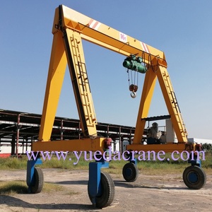 От 3 т до 20 т MH модель Козловой Кран резиновая шина мобильный кран однобалочный мобильный кран - Product Image 3