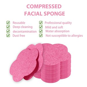 Woxin nén tự nhiên Spa Facial <span class=keywords><strong>Sponge</strong></span> Flower Shape tái sử dụng <span class=keywords><strong>Cellulose</strong></span> tẩy tế bào chết mặt cơ thể làm sạch trang điểm miếng bọt biển - Product Image 6