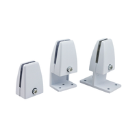 Abrazaderas de Aleación de Aluminio para Pantallas de Escritorio, Soportes de Partición de Oficina, Abrazaderas para Paneles de Vidrio para Estaciones de Trabajo, Herrajes de Fijación al por Mayor