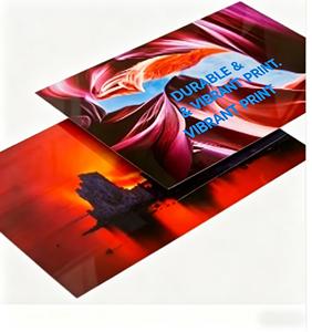 Feuille d'aluminium blanche brillante personnalisable pour transfert thermique par sublimation, 8x10, 8x12, 11x14, 12x18 pouces, pour la décoration intérieure - Product Image 2
