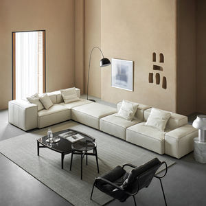 Classique Super Grande Combinaison Élégant Tissu Salon De Beauté Canapé Canapés Modulaires En Cuir Véritable Combo Canapé Sectionnel - Product Image 2