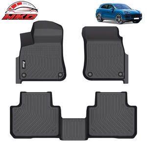 Tapis de sol pour Porsche Cayenne 2019-2025, TPE toutes saisons, moulés 3D, tapis de protection imperméables - Product Image 1