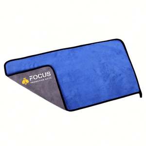 Custom Embroidered Personalized Multipurpose Quick Dry Super Water Absorbent Eco-Friendly Thickened Microfiber <b>Car</b> Cleaning - Product Image 4