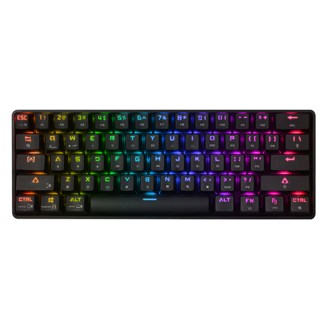Ousaid 61 Key DK61 for Wireless BT Dual-mode Charging Teclado Green Switch Mechanical Gaming Keyboard