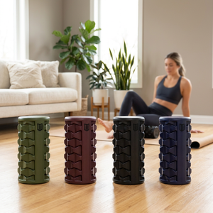 Rouleau en mousse pour yoga, cylindre de massage, EVA ferme et durable, outil d'exercice manuel, fitness, couleurs disponibles - Product Image 1