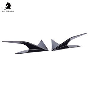 ग्लॉस ब्लैक जीटी फ्रंट बम्पर ट्रिम्स 2 पीसी 2019 + के लिए सेट - Product Image 4