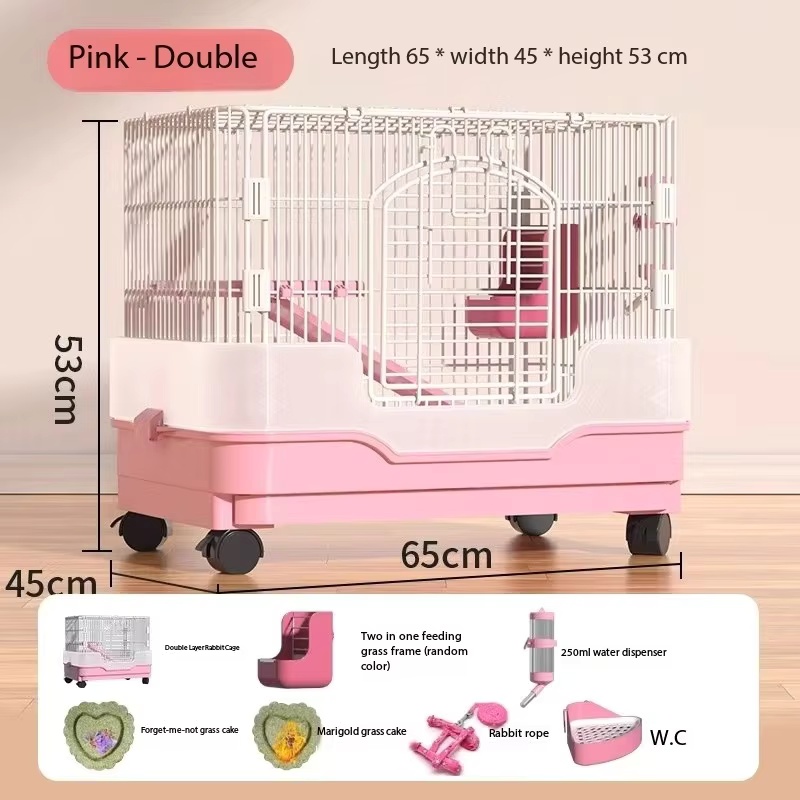 Paquete rosa de doble capa