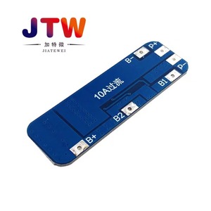 JTW 3S 12V 18650 แบตเตอรี่บอร์ดป้องกัน 11.1V 12.6V ป้องกันการชาร์จเกิน ป้องกันการคายประจุเกินสำหรับรถจักรยานไฟฟ้าสกูตเตอร์ - Product Image 3