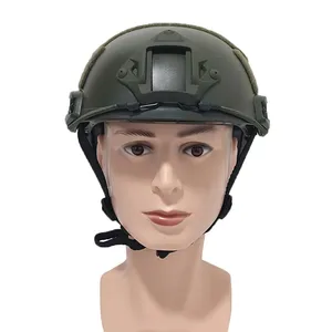 Casco Táctico ABS FAST con Riel para Montaje NVG, Casco Protector <span class=keywords><strong>Modular</strong></span> para Juegos de Guerra, Ciclismo y Entrenamiento al Aire Libre H35 - Product Image 4