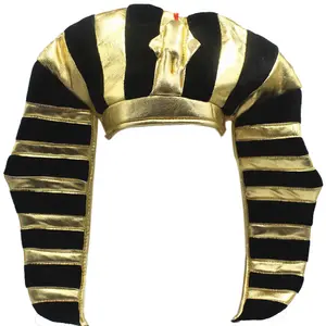 Halloween Party Costume Easter Hat Gold Egyptian Pharaoh Hat