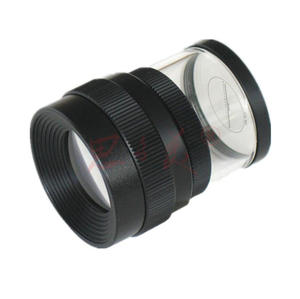 STOEMI 8014 10X Bureauvergrootglas met 4 glazen schaalverdelers, optische glazen lenzen, 3 jaar garantie - Product Image 1