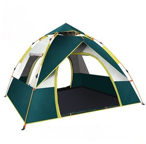 Tente <span class=keywords><strong>yourte</strong></span> hexagonale mongole double couche pour l'été, 5-7 personnes, pour les voyages en plein air - Product Image 1