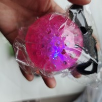 Jouet de poignet en caoutchouc lumineux élastique pour enfants, jouet sportif en plastique de 6 cm pour soulager le stress