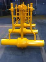 Vanne à bille en acier au carbone API60d DN500 DN40 DN600 de l'usine chinoise, Wcb/Acier inoxydable CF8, pour le gaz de pétrole, l'huile, ANSI CE OEM