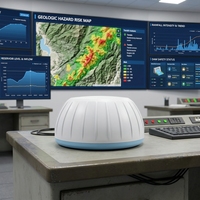 Détecteur de déplacement GNSS robuste Yunyi ZDHG-GP30 IP67 -40~85 1.7W faible consommation 4G/WiFi/LoRa 1-10Hz pour la surveillance à distance de la stabilité des pentes