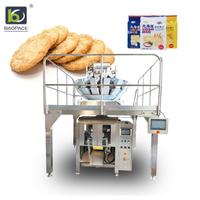 Sachet d'emballage en papier pour aliments soufflés, biscuits, chips de manioc, flocons de maïs séchés, fruits secs, verticaux et automatiques pour VFFS
