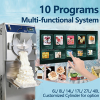 Yourtime 10 Programmes Prix Usine Machine à Glace et Gelato ETL CE 108L/H Congélateur à Yogourt en Batch Bql 920 Machine à Crème Automatique