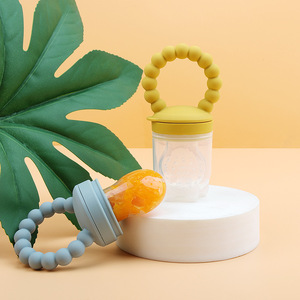 BPA Free Baby frutta cibo alimentazione ciuccio 3 dimensioni sacchetto in Silicone Push Pop cibo cibo cibo cibo per bambini catena ciuccio - Product Image 3