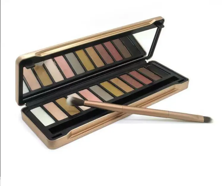 makeups 12 colors nude shades Private label eyeshadow palette Christmas gift makeup palette low moq custom eyeshadow palette