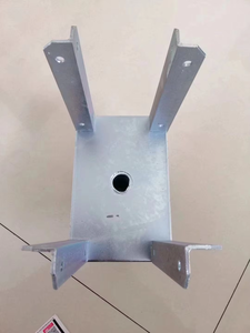 Accessoires d'entretoises réglables en acier galvanisé d'occasion, tête en U, pour la construction industrielle extérieure - Product Image 4