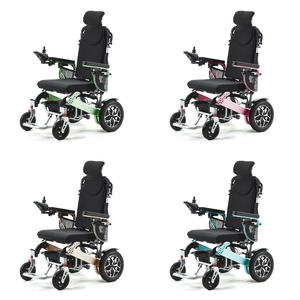 Fauteuil roulant électrique inclinable avec personnalisation de la couleur du cadre, soins à domicile, pliage rapide, durable, en vente - Product Image 1