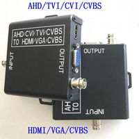 Konverter Taidacent AHD ke VGA//BNC 8MP 4K 1080P HD TVI/CVI Adaptor Video Koaksial untuk Kamera Keamanan Plug and Play