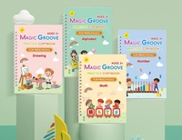 Offres Spéciales écriture manuscrite réutilisable anglais coulé livre magique enfants d'âge préscolaire calligraphie magique cahier