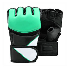 Gants de combat MMA professionnels en cuir PVC demi-doigts pour adultes, gants de grappling de boxe pour hommes, gants de MMA professionnels pour hommes - Product Image 6