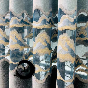 Giảm Giá Sốc Rèm Che Nắng Toàn Bộ Thêu Họa Tiết Cổ Điển Rèm Cửa Sổ Sang Trọng Cho Phòng Khách Phòng Ngủ - Product Image 3