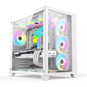 คอมพิวเตอร์ตั้งโต๊ะเกมมิ่งประกอบเองแบบใหม่ขายส่ง รุ่น I5 12400 RX 5700 XT 8GB DDR4 SSD RGB เมนบอร์ด H610 - Product Image 6